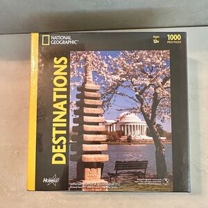National Geographic Destinations Jefferson Memorial 1000pc Jigsaw Puzzle Sealed